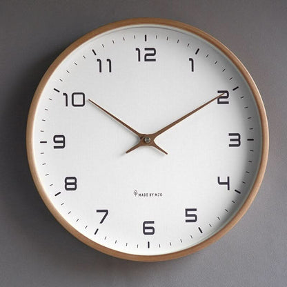 Sana Large Wall Clock | Modern Wooden Design, Quartz Movement 0