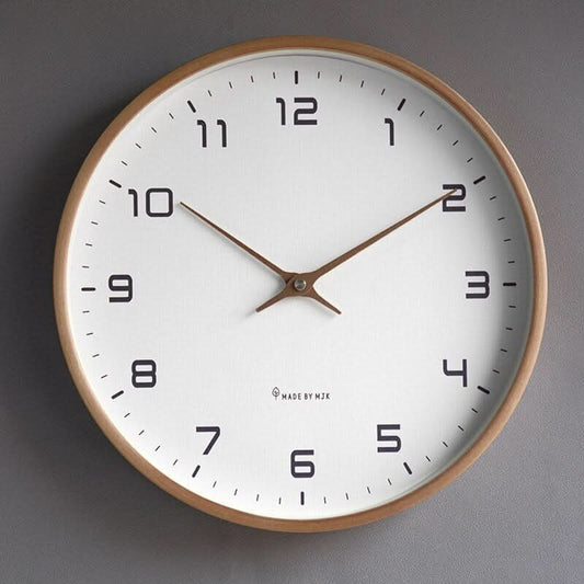 Sana Large Wall Clock | Modern Wooden Design, Quartz Movement 0