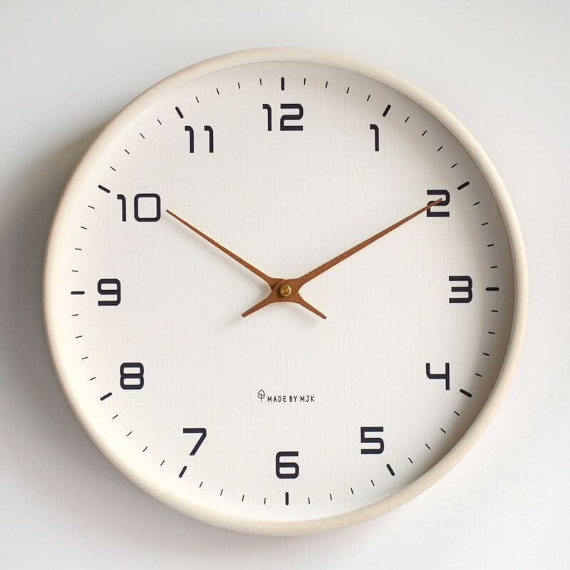 Sana Large Wall Clock | Modern Wooden Design, Quartz Movement 4