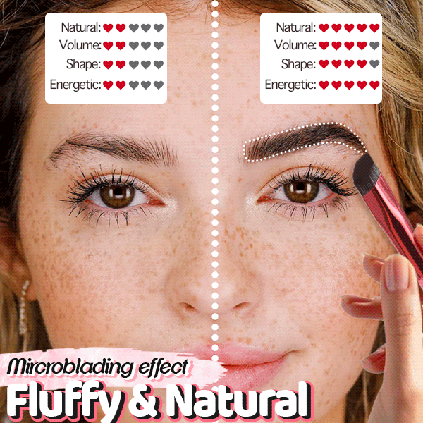 Sculpt Eyebrow Brush | 4D Hair Stroke Design, Ergonomic Handle 1