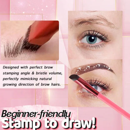 Sculpt Eyebrow Brush | 4D Hair Stroke Design, Ergonomic Handle 4