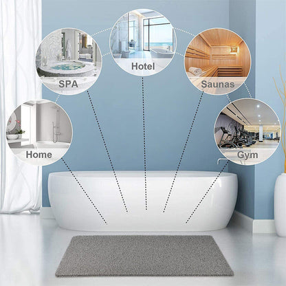 Serene Shower Mat | Non-Slip Microban Fabric, Soft and Durable 5