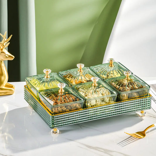 Servina - Segmented Decorative Snack Tray