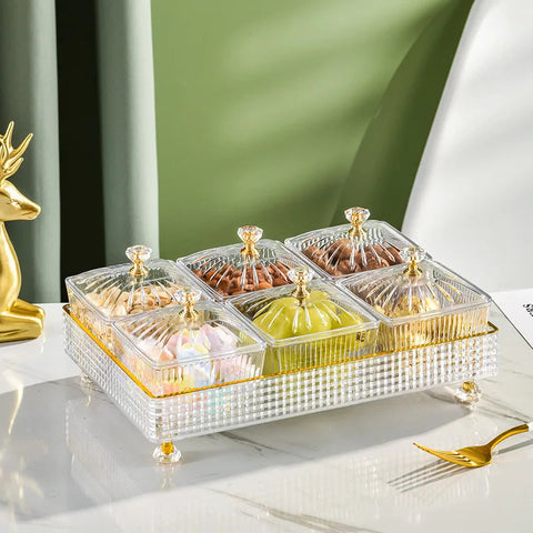 Servina - Segmented Decorative Snack Tray