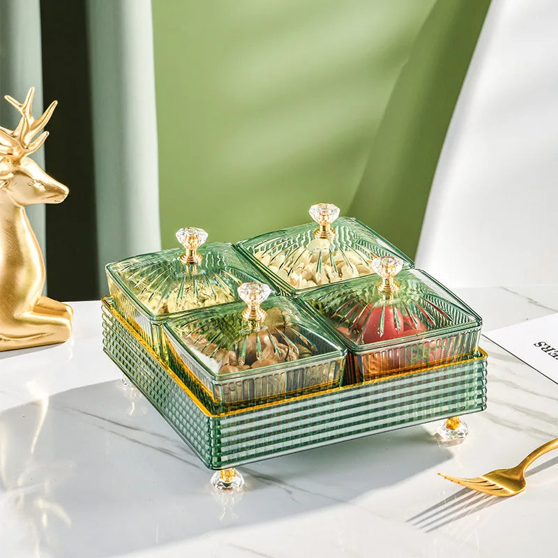 Servina - Segmented Decorative Snack Tray