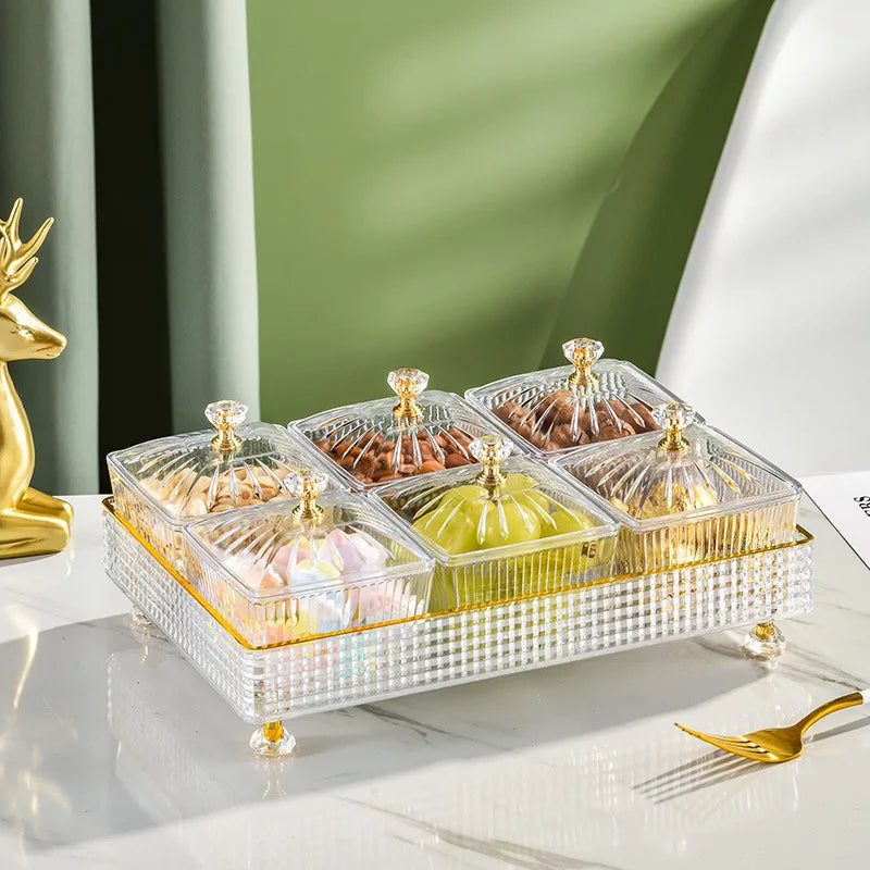 Servina - Segmented Decorative Snack Tray