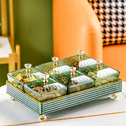 Servina - Segmented Decorative Snack Tray