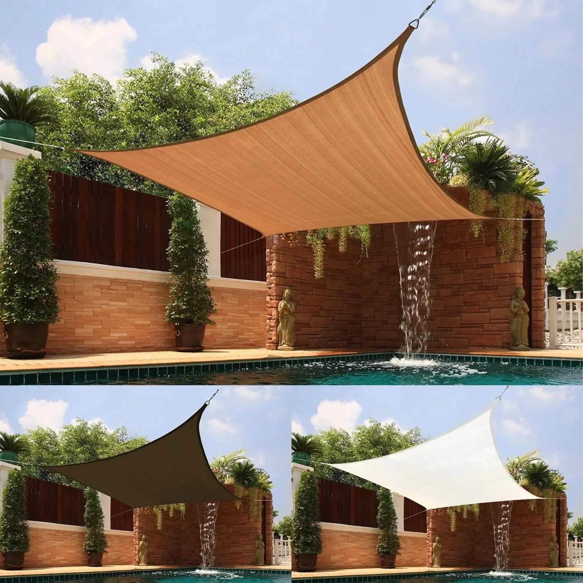 ShadeNest Sun Shade Sail | Waterproof UV Protection for Patio and Outdoor Use 2