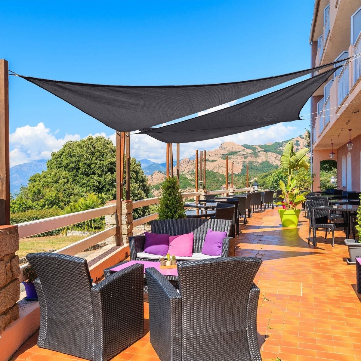 ShadeNest Sun Shade Sail | Waterproof UV Protection for Patio and Outdoor Use 5
