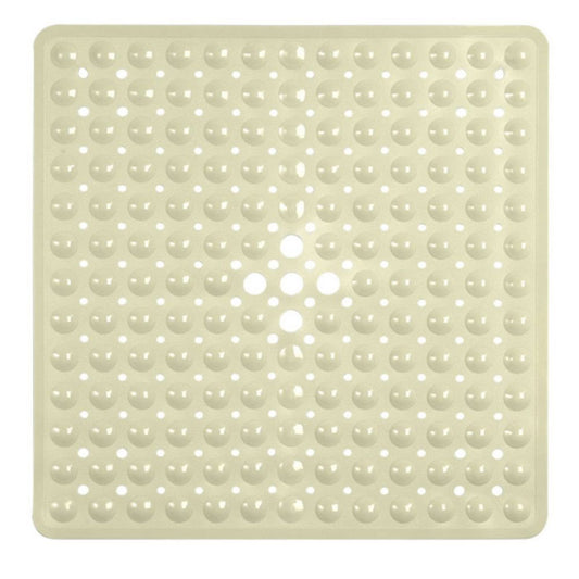 SleekSquare Shower Mat | Non-Slip, Quick-Drain PVC Design 0