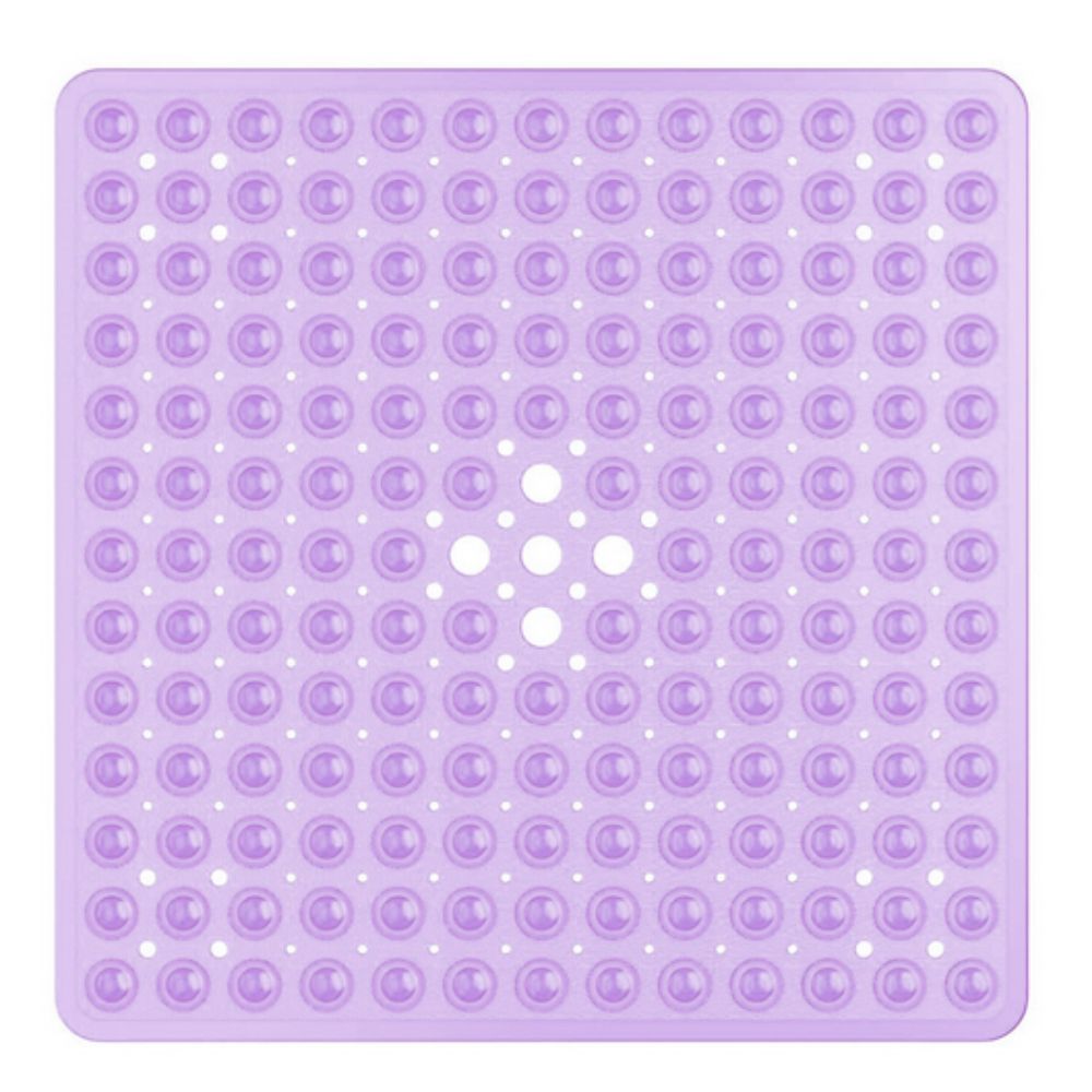 SleekSquare Shower Mat | Non-Slip, Quick-Drain PVC Design 10