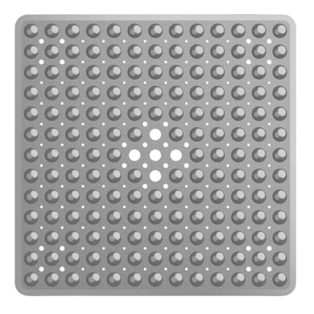SleekSquare Shower Mat | Non-Slip, Quick-Drain PVC Design 11