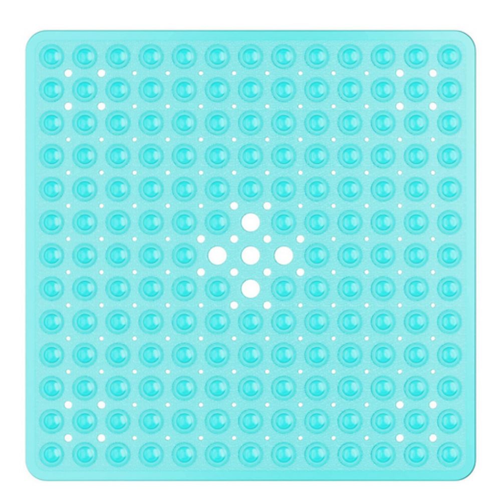 SleekSquare Shower Mat | Non-Slip, Quick-Drain PVC Design 7