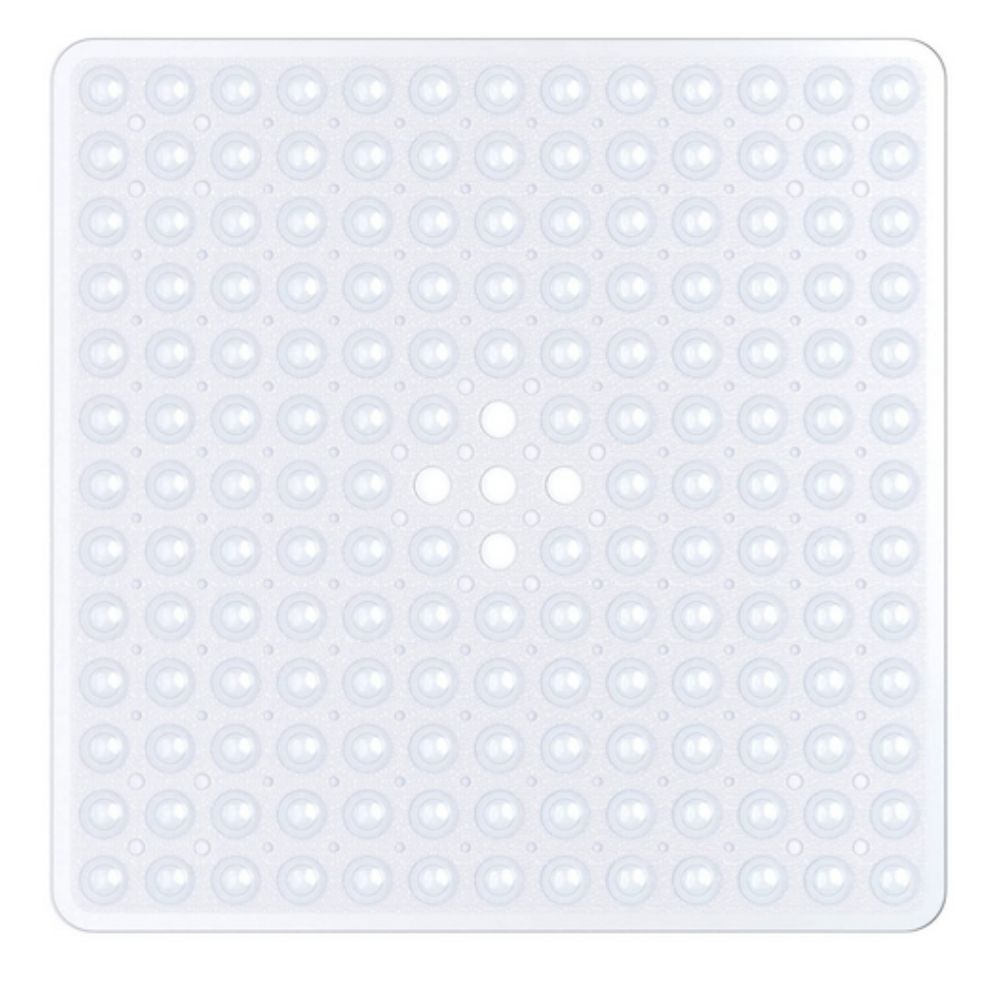 SleekSquare Shower Mat | Non-Slip, Quick-Drain PVC Design 8