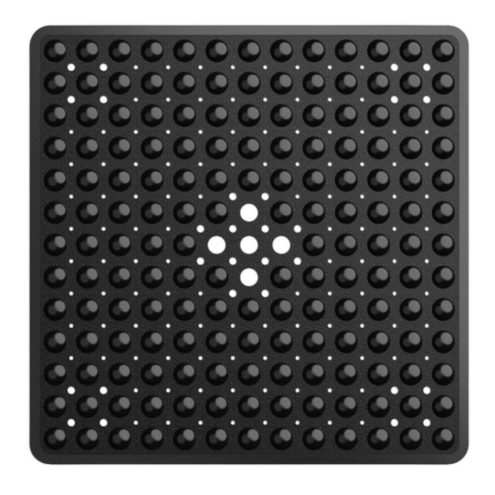 SleekSquare Shower Mat | Non-Slip, Quick-Drain PVC Design 9