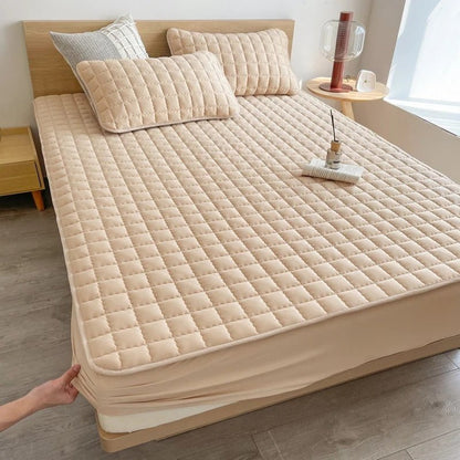 SlumberPad - Quilted Fitted Mattress Protector