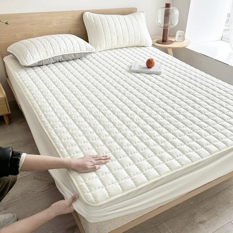 SlumberPad - Quilted Fitted Mattress Protector