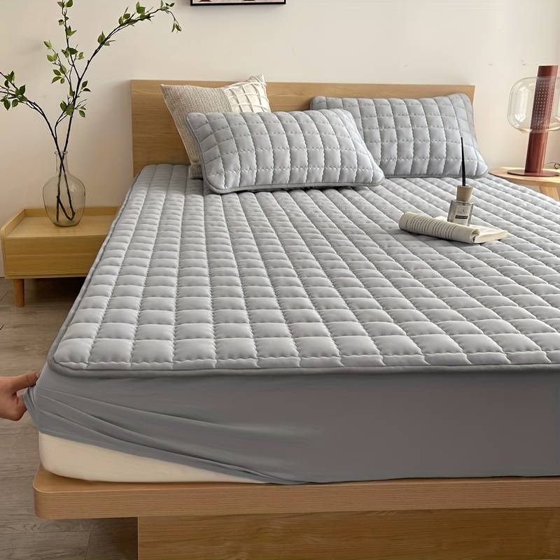 SlumberPad - Quilted Fitted Mattress Protector
