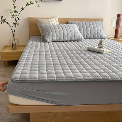 SlumberPad - Quilted Fitted Mattress Protector