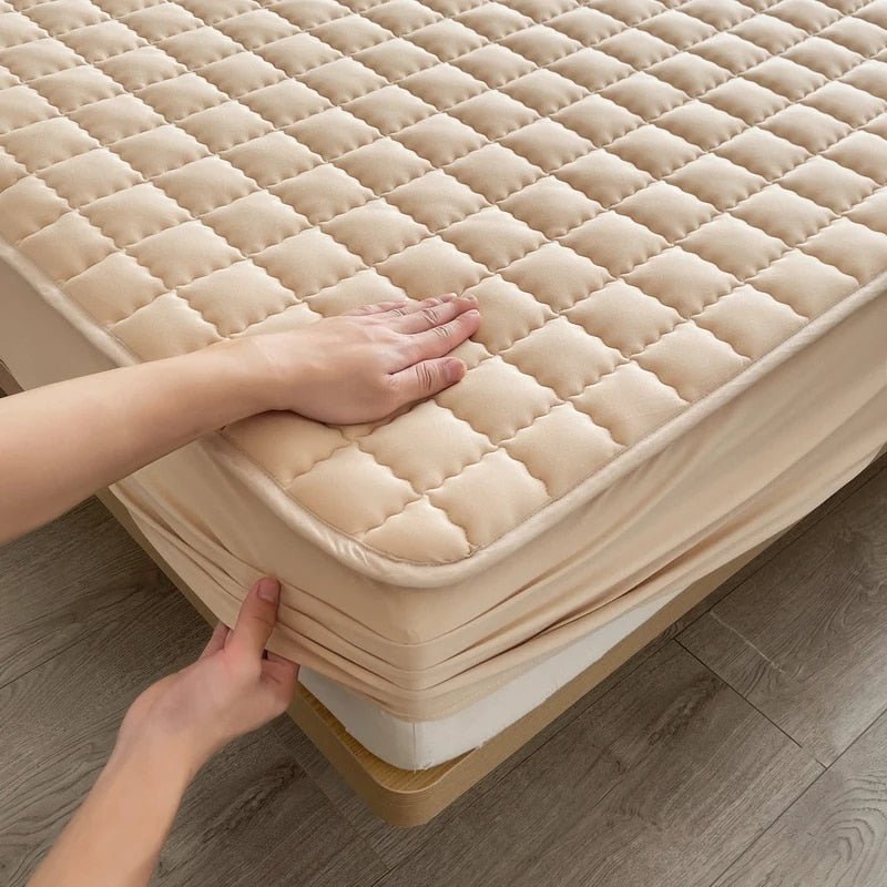SlumberPad - Quilted Fitted Mattress Protector