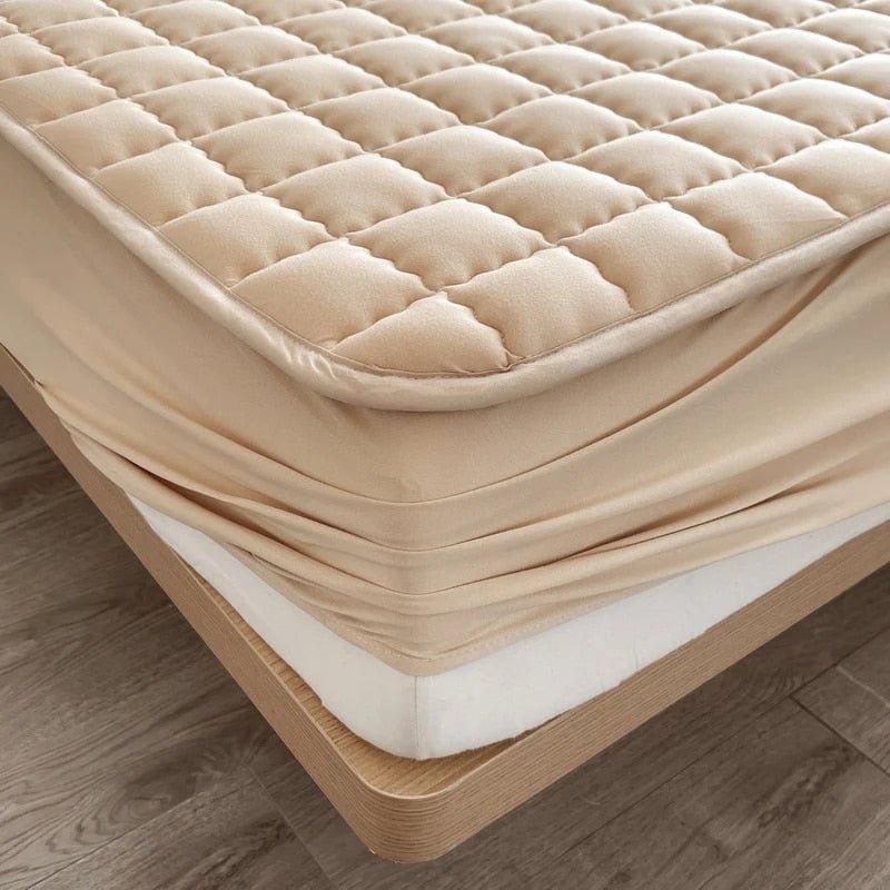 SlumberPad - Quilted Fitted Mattress Protector