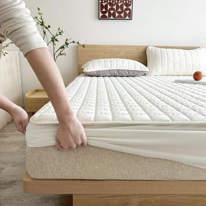 SlumberPad - Quilted Fitted Mattress Protector