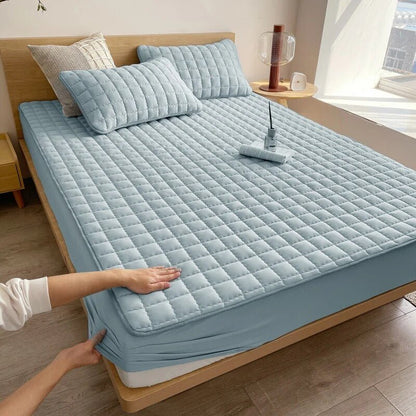 SlumberPad - Quilted Fitted Mattress Protector