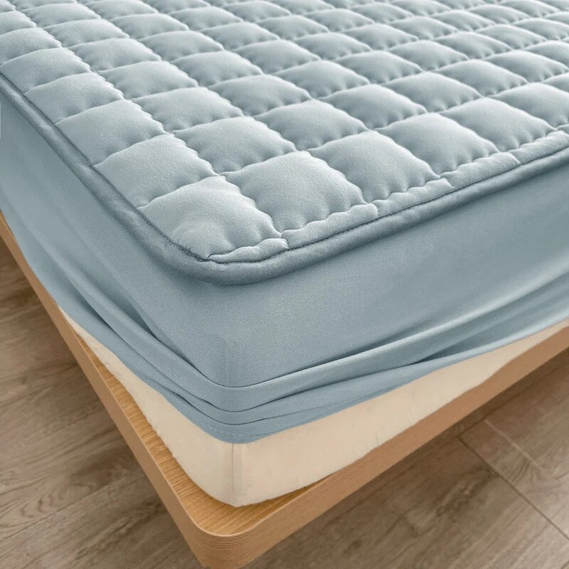 SlumberPad - Quilted Fitted Mattress Protector