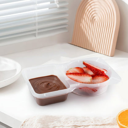 SnackTote - Reusable Two-Compartment Snack Containers