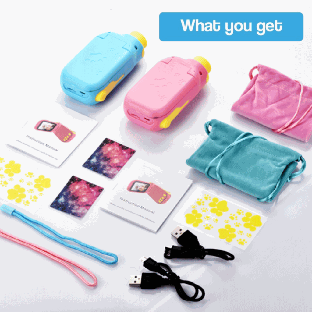 SnapKids - Children's Digital Camera With Flip-Out Screen