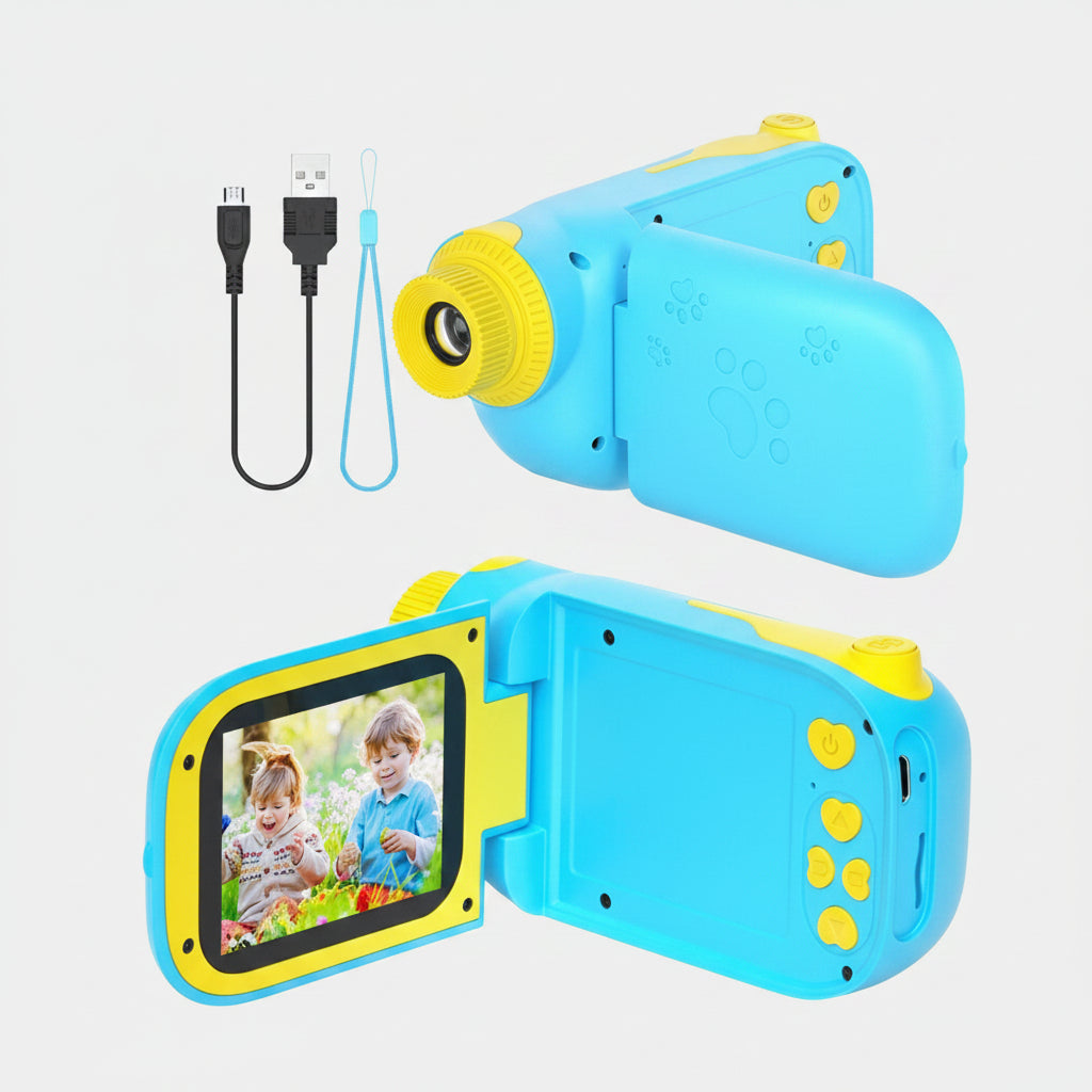SnapKids - Children's Digital Camera With Flip-Out Screen