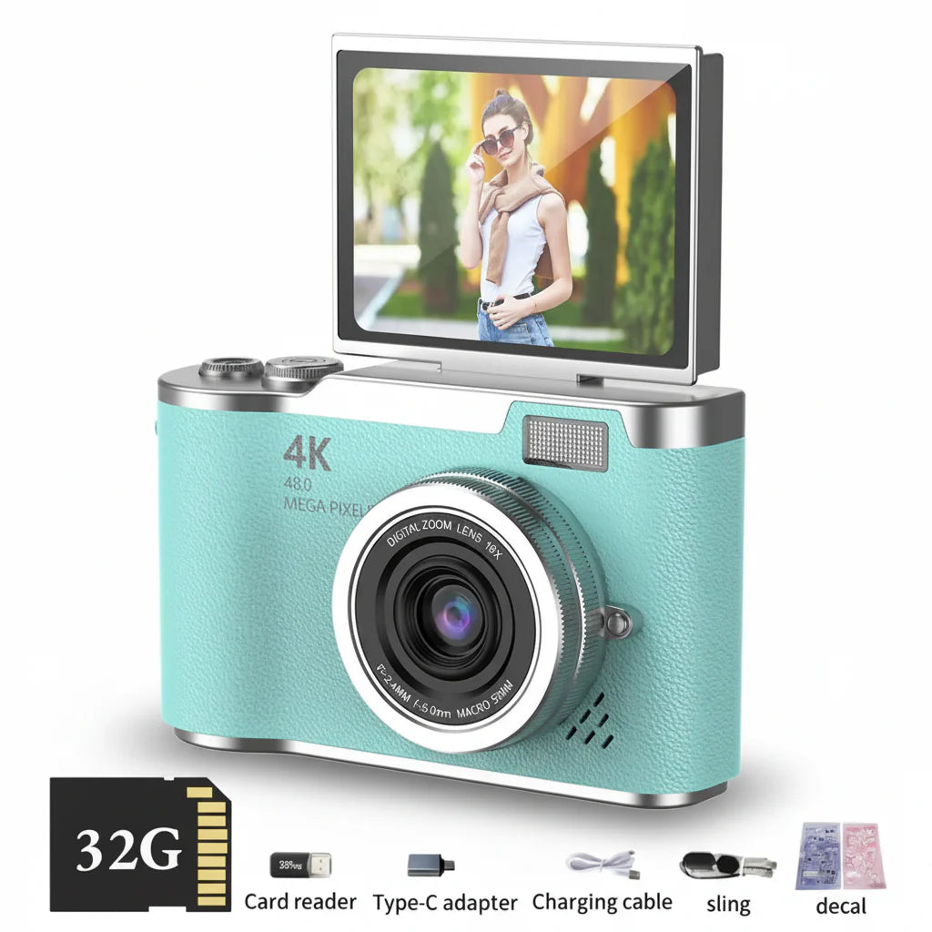SnapTura - 4K Point And Shoot Digital Camera