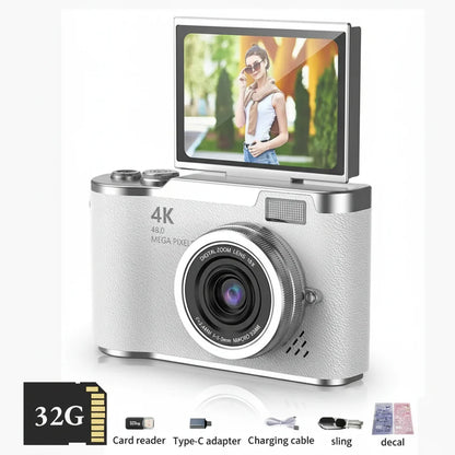 SnapTura - 4K Point And Shoot Digital Camera