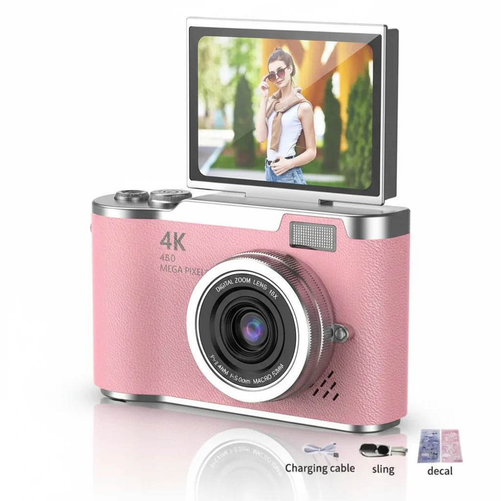 SnapTura - 4K Point And Shoot Digital Camera