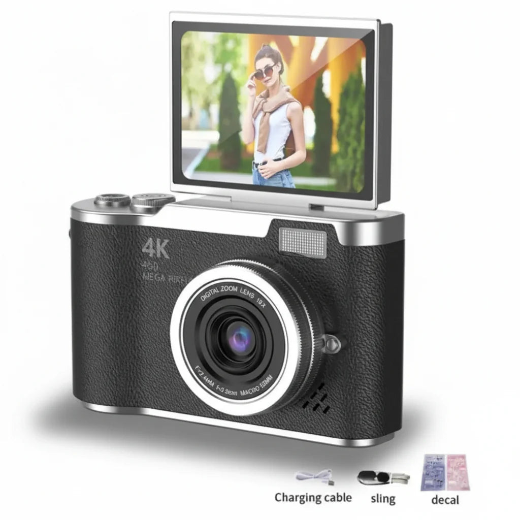 SnapTura - 4K Point And Shoot Digital Camera