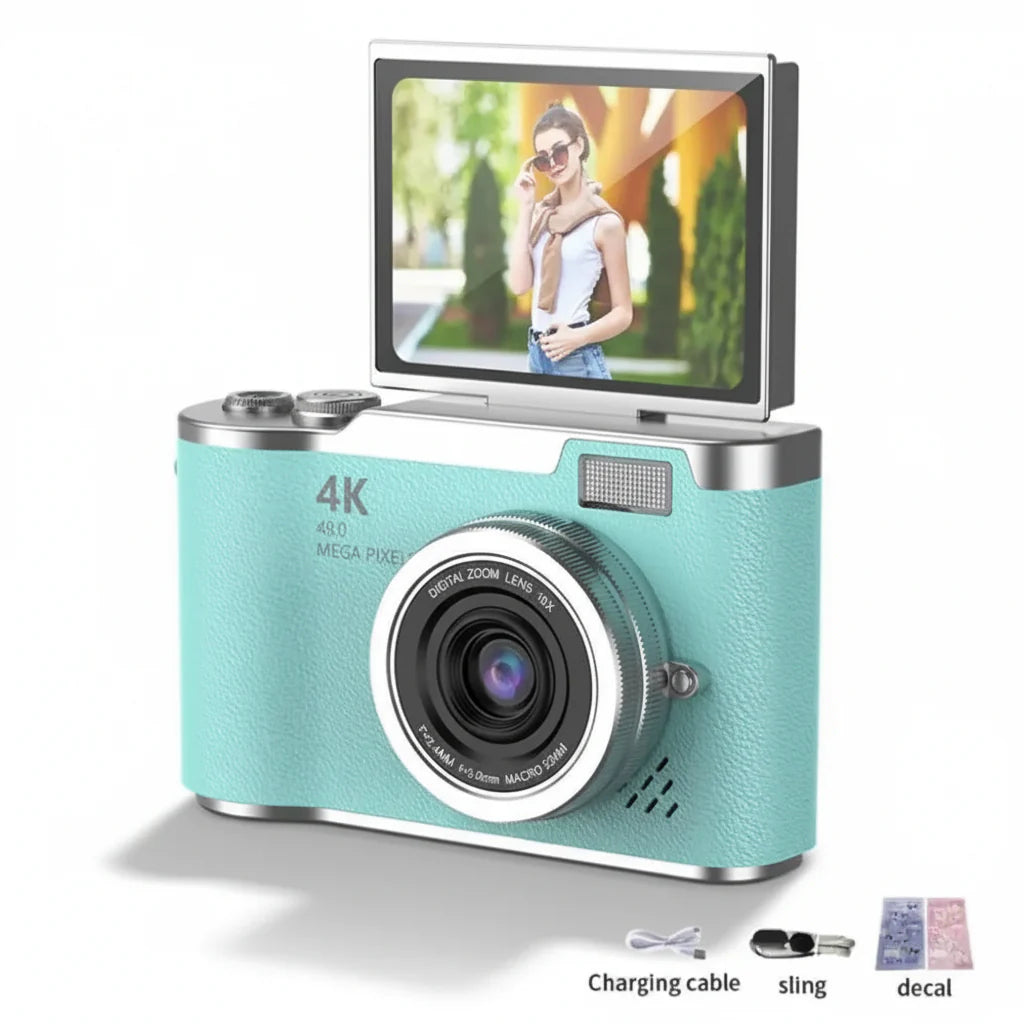 SnapTura - 4K Point And Shoot Digital Camera