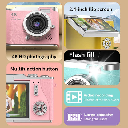 SnapTura - 4K Point And Shoot Digital Camera