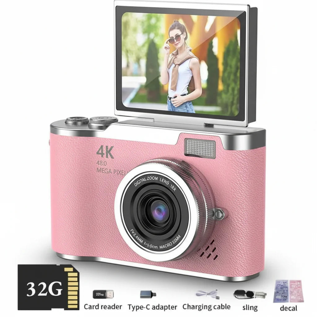 SnapTura - 4K Point And Shoot Digital Camera