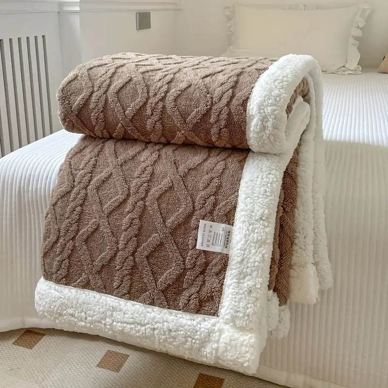 Snugora - Reversible Textured Throw Blanket