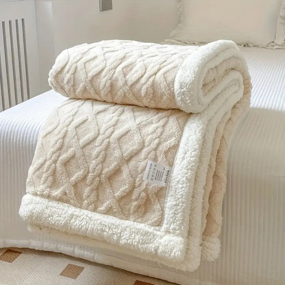 Snugora - Reversible Textured Throw Blanket