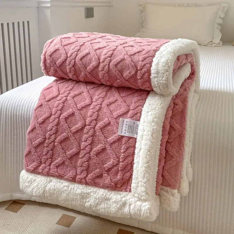 Snugora - Reversible Textured Throw Blanket