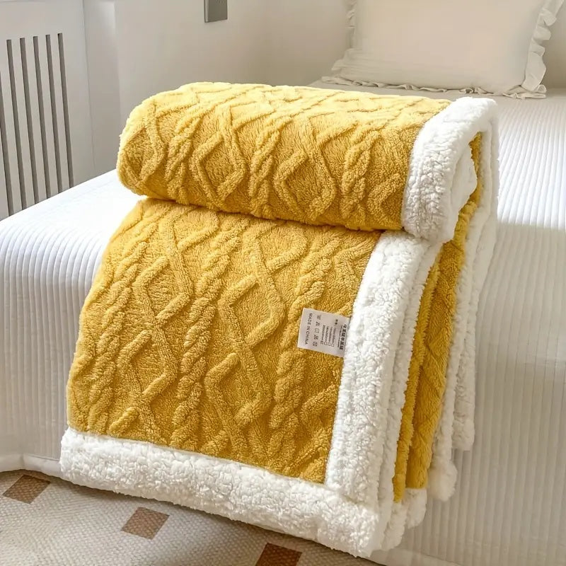 Snugora - Reversible Textured Throw Blanket