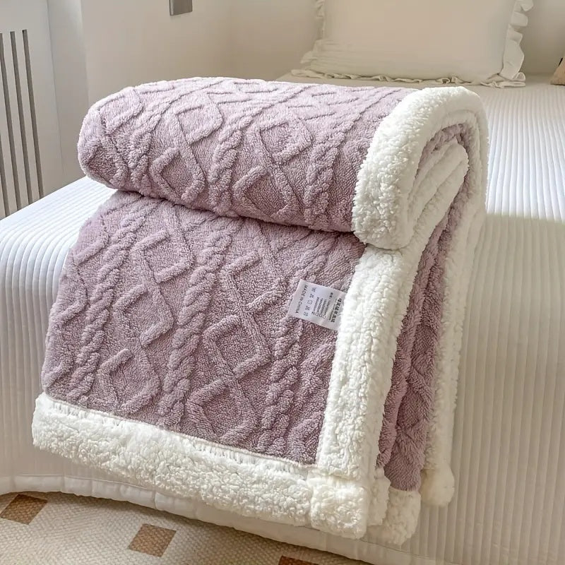 Snugora - Reversible Textured Throw Blanket