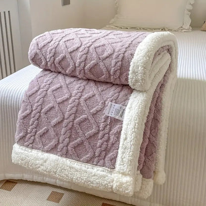 Snugora - Reversible Textured Throw Blanket