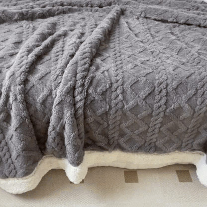 Snugora - Reversible Textured Throw Blanket