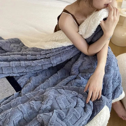 Snugora - Reversible Textured Throw Blanket