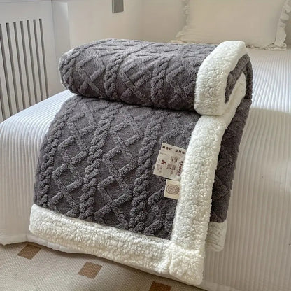 Snugora - Reversible Textured Throw Blanket
