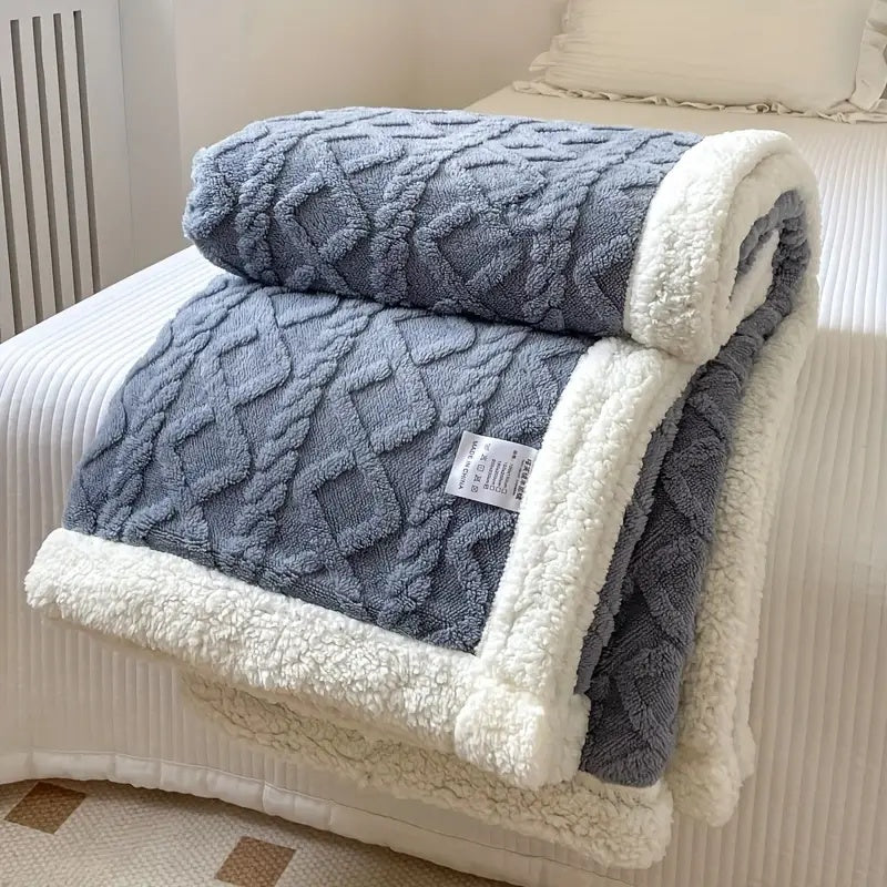 Snugora - Reversible Textured Throw Blanket