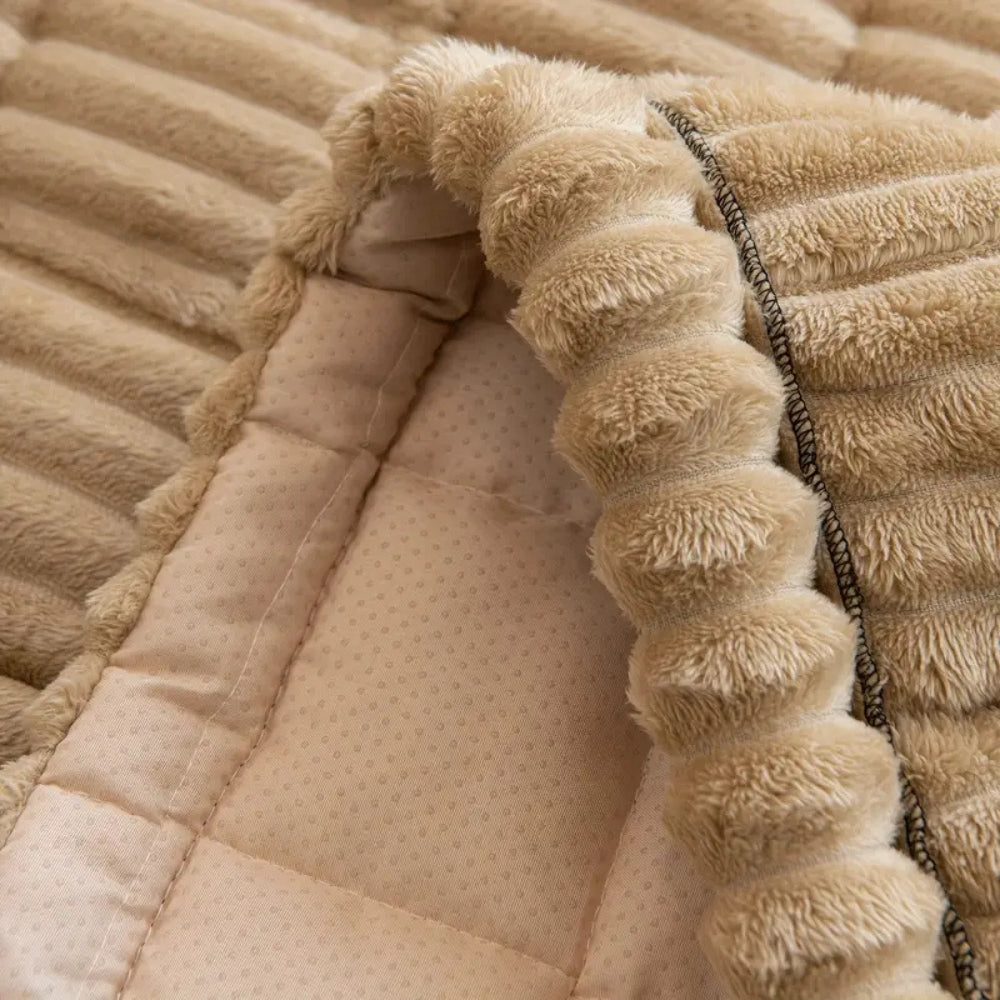Sofara - Plush Quilted Sofa Pad Cover