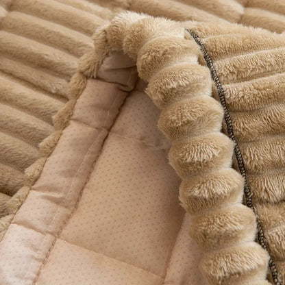 Sofara - Plush Quilted Sofa Pad Cover